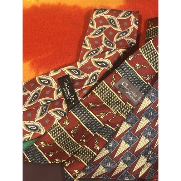 christian dior Ties Lot Of 4 - Picture 7 of 8